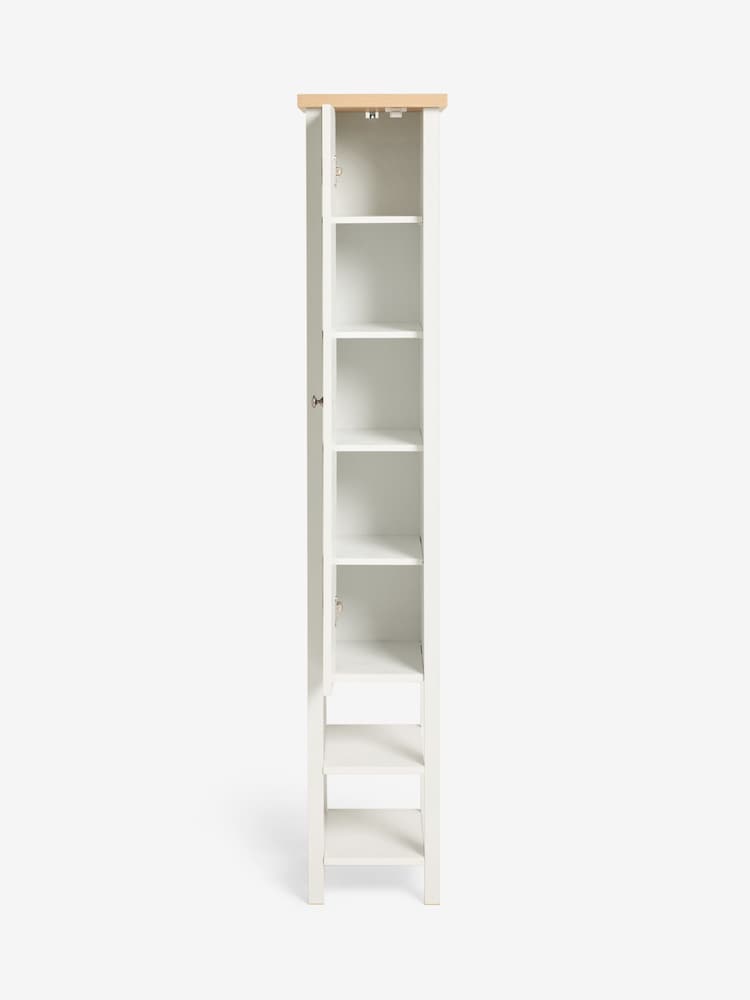 Chalk Malvern Tall Boy Storage Console - Image 2 of 9