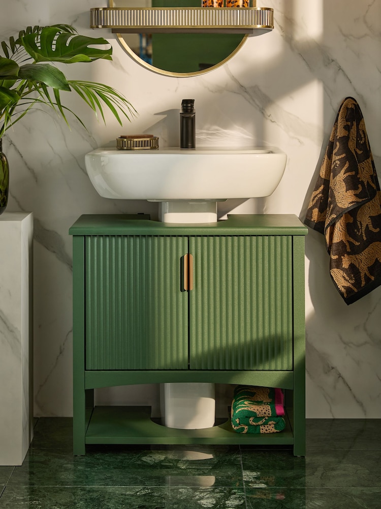 Green Rib Emilie Under Sink Storage Cabinet Unit - Image 1 of 10