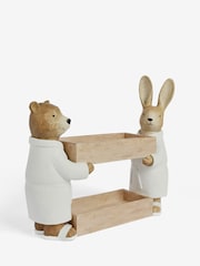 Natural Bertie Bear and Rosie Rabbit Storage Caddy - Image 1 of 2