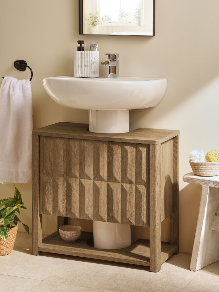 Mid Natural Dario Under Sink Storage Cabinet - Image 1 of 9
