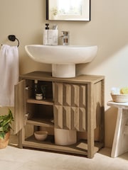 Mid Natural Dario Under Sink Storage Cabinet - Image 2 of 9