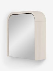 Light Natural Mia Mirrored Wall Cabinet - Image 5 of 8