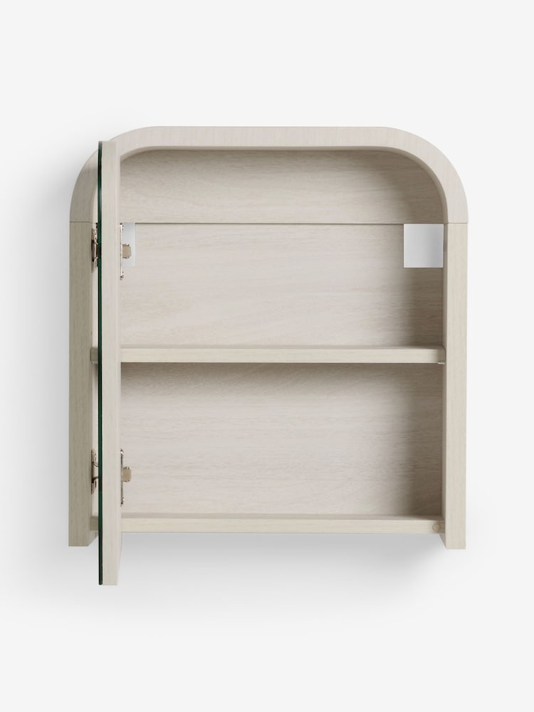 Light Natural Mia Mirrored Wall Cabinet - Image 8 of 8