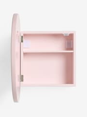 Pink Farnley Round Frame Wall Mirror Cabinet - Image 7 of 9