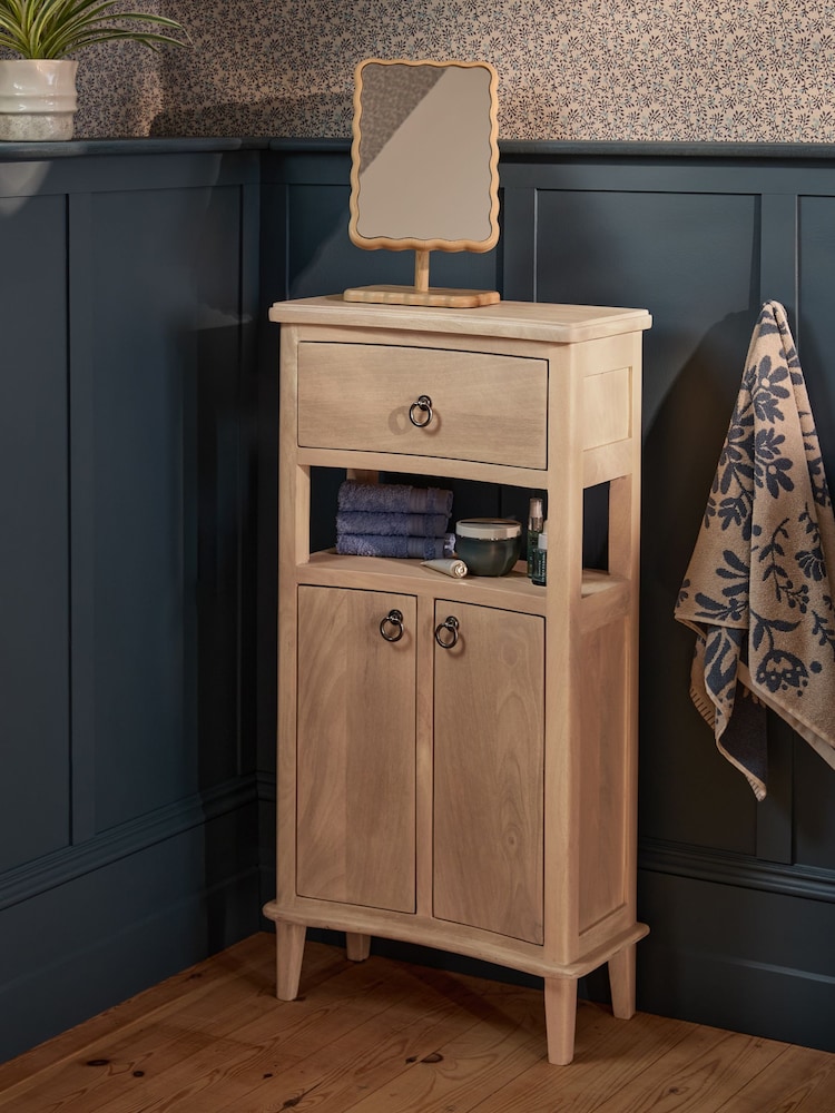 Light Natural Sadie Storage Console Cabinet - Image 2 of 11 Light Natural Sadie Storage Console Cabinet - Image 2 of 11