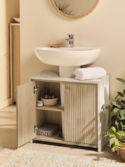 Natural Rib Kendrick Under Sink Storage Cabinet Unit - Image 2 of 11