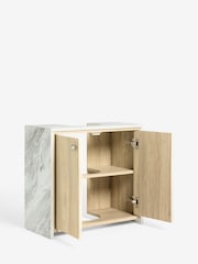 Natural Rib Kendrick Under Sink Storage Cabinet Unit - Image 6 of 11