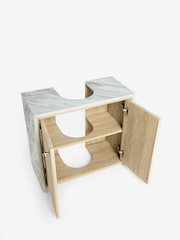 Natural Rib Kendrick Under Sink Storage Cabinet Unit - Image 7 of 11