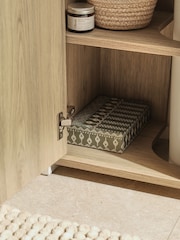 Natural Rib Kendrick Under Sink Storage Cabinet Unit - Image 9 of 11