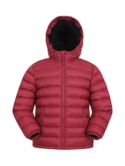 Mountain Warehouse Orange Kids Seasons Water Resistant Faux Fur Lined Padded Jacket - Image 1 of 6
