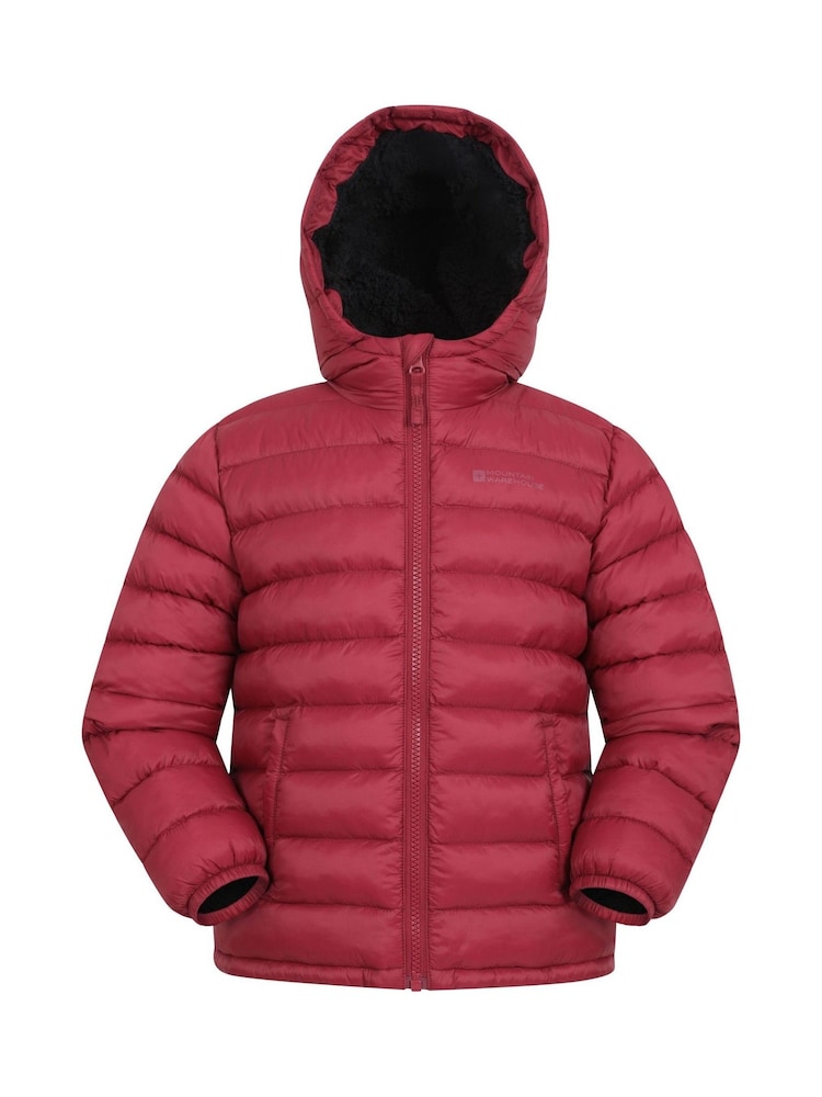 Orange - Mountain Warehouse Kids Seasons wasserfeste, mit Kunstfell gefütterte, wattierte Jacke - Bild 1 von 6 Orange - Mountain Warehouse Kids Seasons wasserfeste, mit Kunstfell gefütterte, wattierte Jacke - Bild 1 von 6