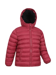 Mountain Warehouse Orange Kids Seasons Water Resistant Faux Fur Lined Padded Jacket - Image 2 of 6