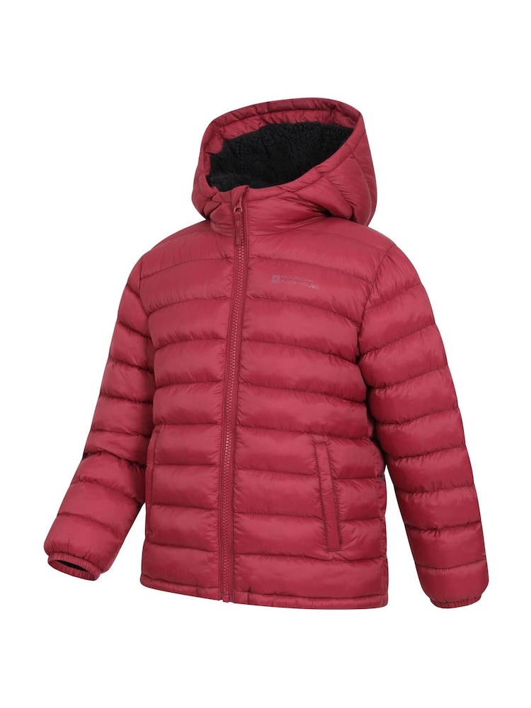 Mountain Warehouse Orange Kids Seasons Water Resistant Faux Fur Lined Padded Jacket - Image 4 of 6