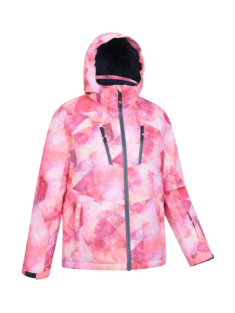 Mountain Warehouse Pink Kids Galactic Extreme Waterproof Ski Jacket - Image 2 of 7
