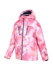 Mountain Warehouse Pink Kids Galactic Extreme Waterproof Ski Jacket - Image 3 of 7