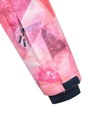 Mountain Warehouse Pink Kids Galactic Extreme Waterproof Ski Jacket - Image 5 of 7