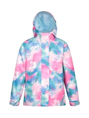 Mountain Warehouse Light Blue Kids Aries Printed Waterproof 3-in-1 Jacket - Image 2 of 7