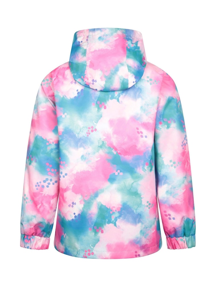 Mountain Warehouse Light Blue Kids Aries Printed Waterproof 3-in-1 Jacket - Image 3 of 7