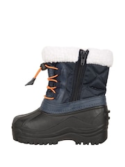 Mountain Warehouse Blue Arctic Junior Waterproof Fleece Lined Adaptive Snow Boots - Image 2 of 8