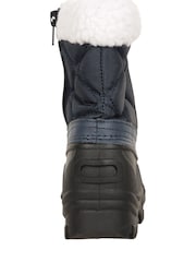 Mountain Warehouse Blue Arctic Junior Waterproof Fleece Lined Adaptive Snow Boots - Image 4 of 8