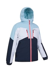 Mountain Warehouse Blue Kids Galactic II Extreme Waterproof Ski Jacket - Image 4 of 8