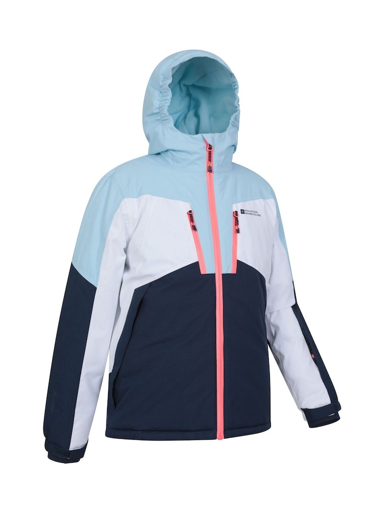 Mountain Warehouse Blue Kids Galactic II Extreme Waterproof Ski Jacket - Image 4 of 8