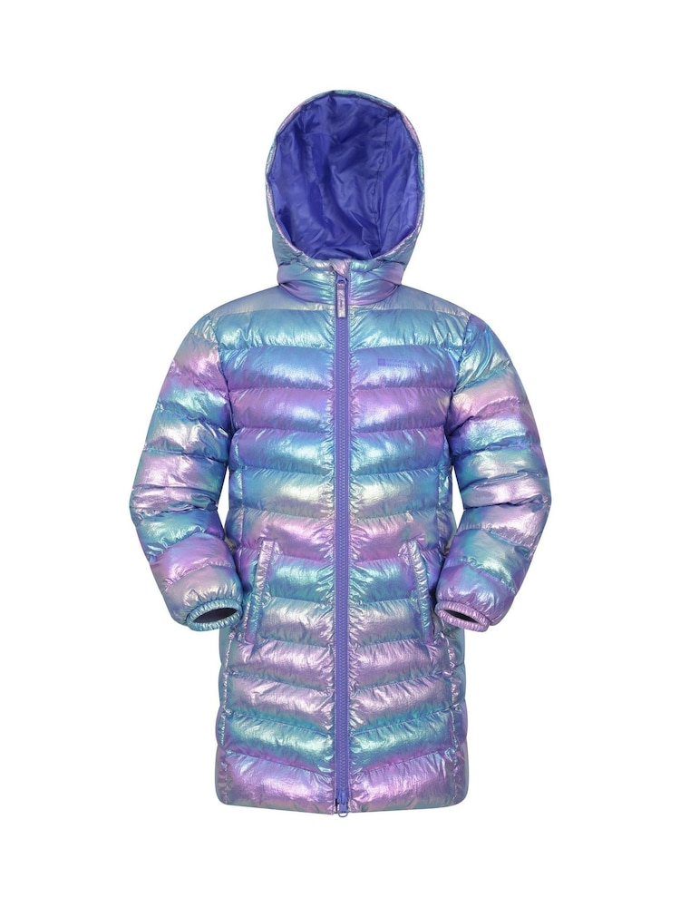 Mountain Warehouse Pink Kids Florence Longline Padded Jacket - Image 1 of 5