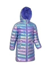 Mountain Warehouse Pink Kids Florence Longline Padded Jacket - Image 2 of 5