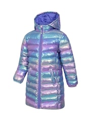 Mountain Warehouse Pink Kids Florence Longline Padded Jacket - Image 4 of 5
