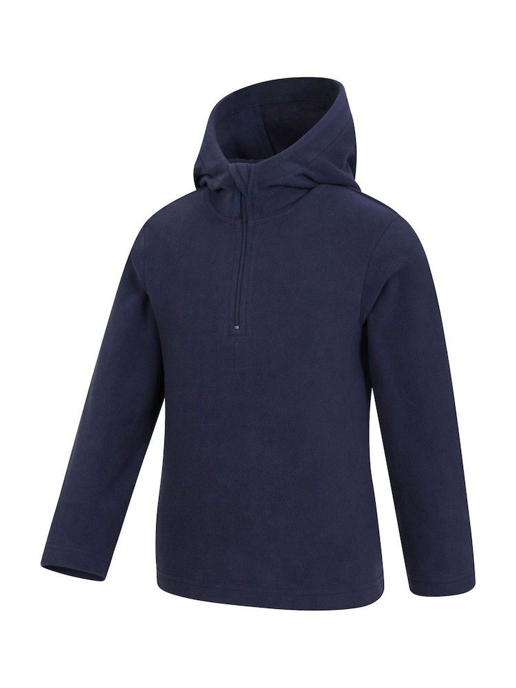 Mountain Warehouse Blue Kids Camber II Fleece Hoodie - Image 1 of 3
