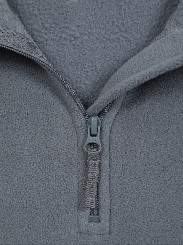 Gris - Mountain Warehouse Kids Camber II Fleece Hoodie - Imagen 5 de 5
