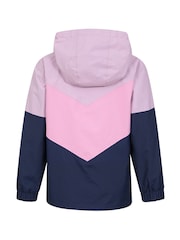 Mountain Warehouse Pink/Blue Lightning II Kids 3-in-1 Waterproof Jacket - Image 3 of 7