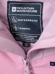 Mountain Warehouse Pink/Blue Lightning II Kids 3-in-1 Waterproof Jacket - Image 7 of 7
