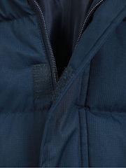 Mountain Warehouse Blue Kids Snow Water Resistant Fleece Lined Padded Jacket - Image 5 of 5
