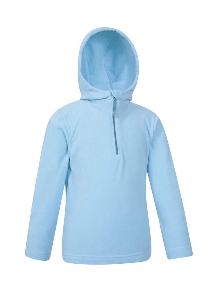 Azul cielo - Sudadera con capucha polar Camber II de Mountain Warehouse - Imagen 2 de 5