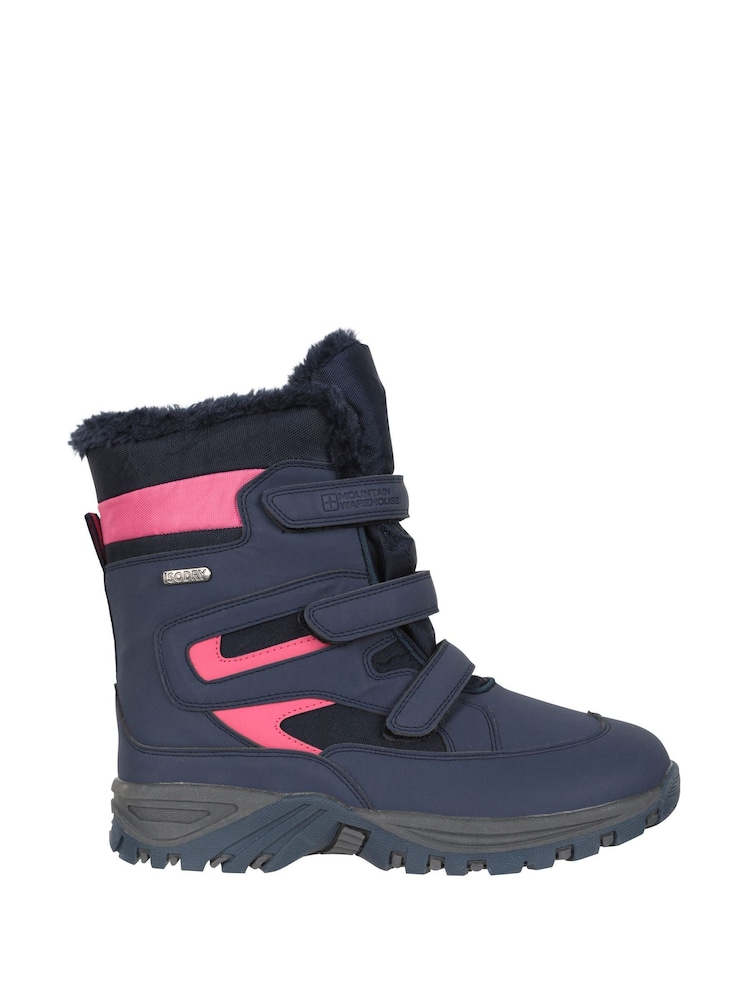 Mountain Warehouse Blue Kids Chill Waterproof Snowboots - Image 1 of 5