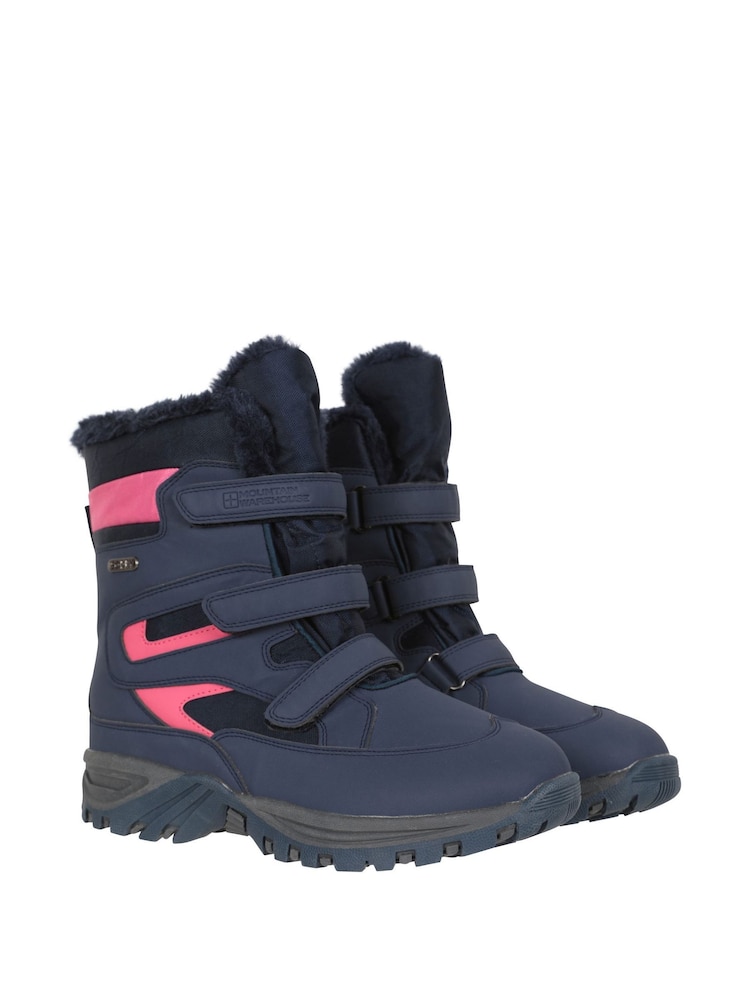 Mountain Warehouse Blue Kids Chill Waterproof Snowboots - Image 3 of 5