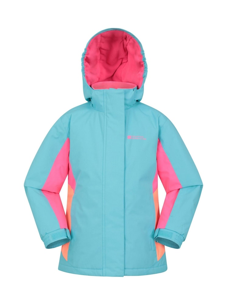 Mountain Warehouse Blue Kids Honey Fleece Lined Snow Ski Jacket - Image 1 of 6