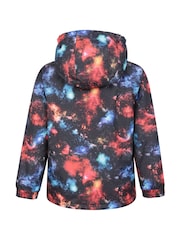 Mountain Warehouse Black Kids Mogal Printed Fleece Lined Snow Ski Jacket - Image 3 of 7