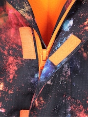 Mountain Warehouse Black Kids Mogal Printed Fleece Lined Snow Ski Jacket - Image 5 of 7
