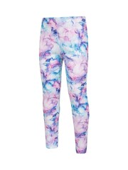 Mountain Warehouse Blue Kids Talus Printed Thermal Top And Joggers Set - Image 10 of 12