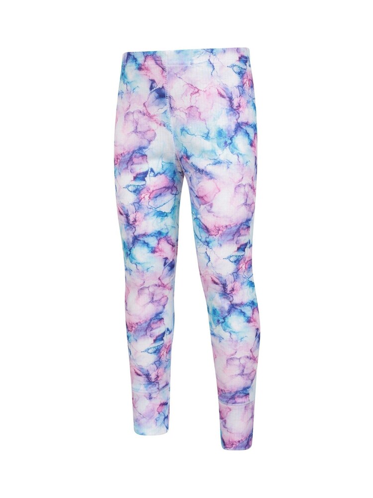 Mountain Warehouse Blue Kids Talus Printed Thermal Top And Joggers Set - Image 10 of 12