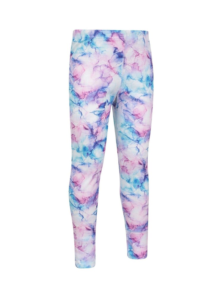 Mountain Warehouse Blue Kids Talus Printed Thermal Top And Joggers Set - Image 8 of 12