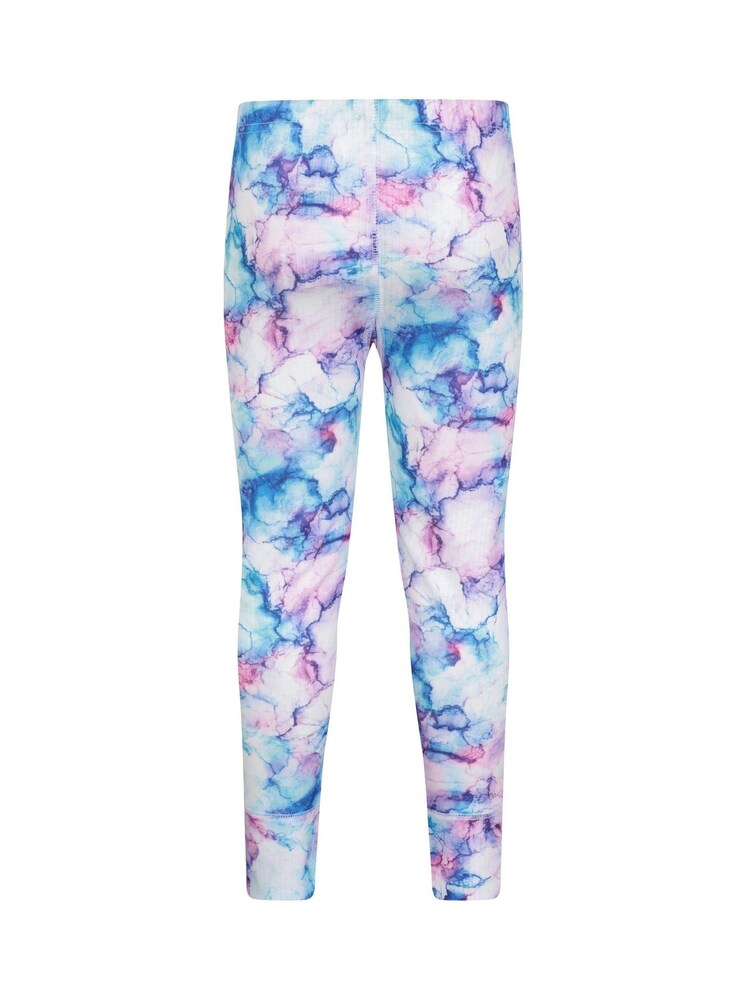 Mountain Warehouse Blue Kids Talus Printed Thermal Top And Joggers Set - Image 9 of 12
