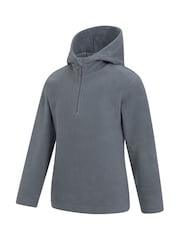 črna - Mountain Warehouse Otroška jopa Camber Fleece kapucar; jopa/pulover s kapuco 2 komplet - Slika 10 iz 11