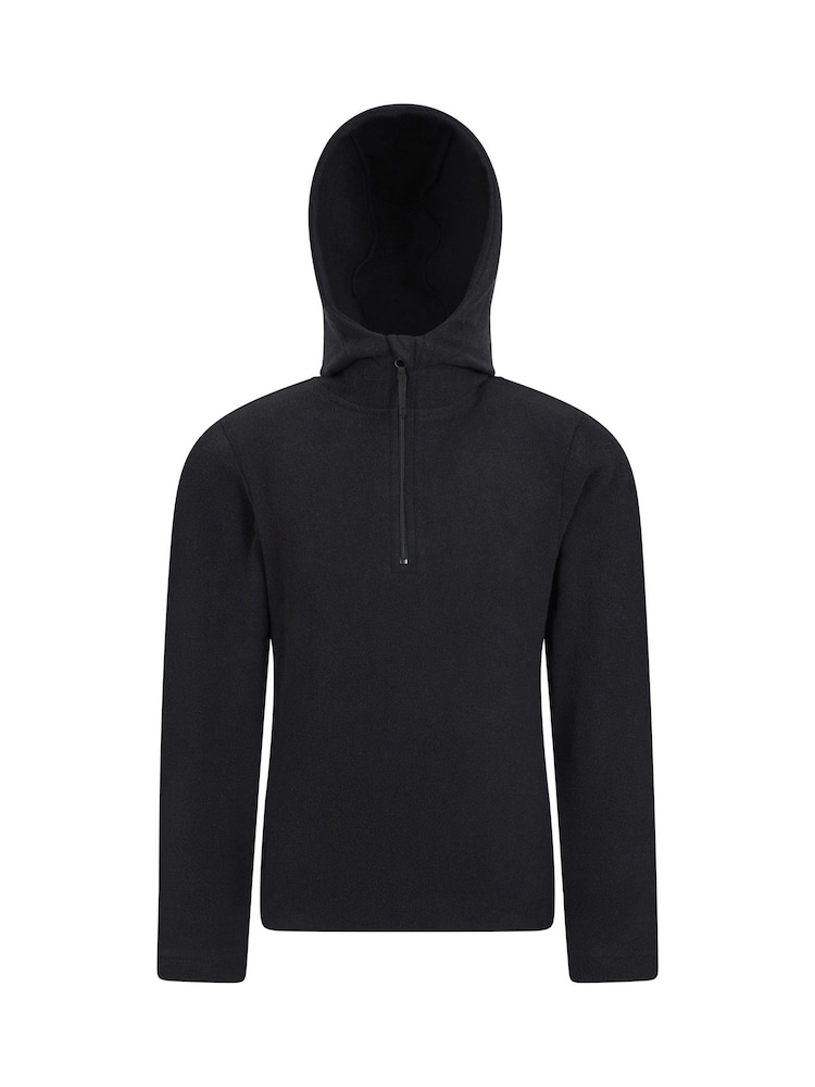 črna - Mountain Warehouse Otroška jopa Camber Fleece kapucar; jopa/pulover s kapuco 2 komplet - Slika 2 iz 11