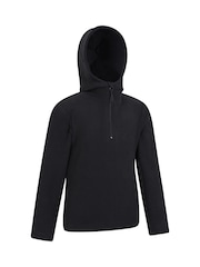 črna - Mountain Warehouse Otroška jopa Camber Fleece kapucar; jopa/pulover s kapuco 2 komplet - Slika 3 iz 11