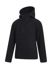 črna - Mountain Warehouse Otroška jopa Camber Fleece kapucar; jopa/pulover s kapuco 2 komplet - Slika 5 iz 11