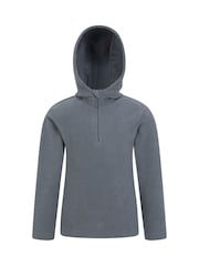 črna - Mountain Warehouse Otroška jopa Camber Fleece kapucar; jopa/pulover s kapuco 2 komplet - Slika 7 iz 11