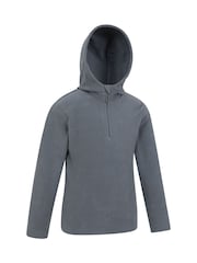 črna - Mountain Warehouse Otroška jopa Camber Fleece kapucar; jopa/pulover s kapuco 2 komplet - Slika 8 iz 11